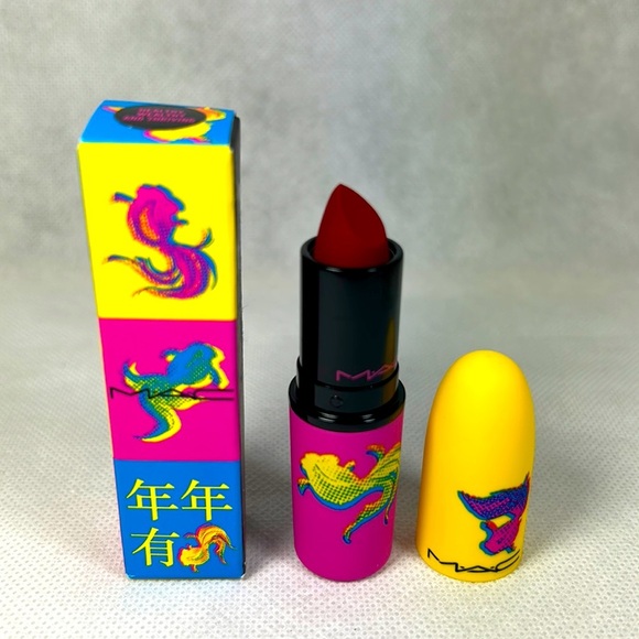 Mac Moon Masterpiece Powder Kiss Lipstick Heathy, Wealthy and Thriving NWB - Picture 3 of 5